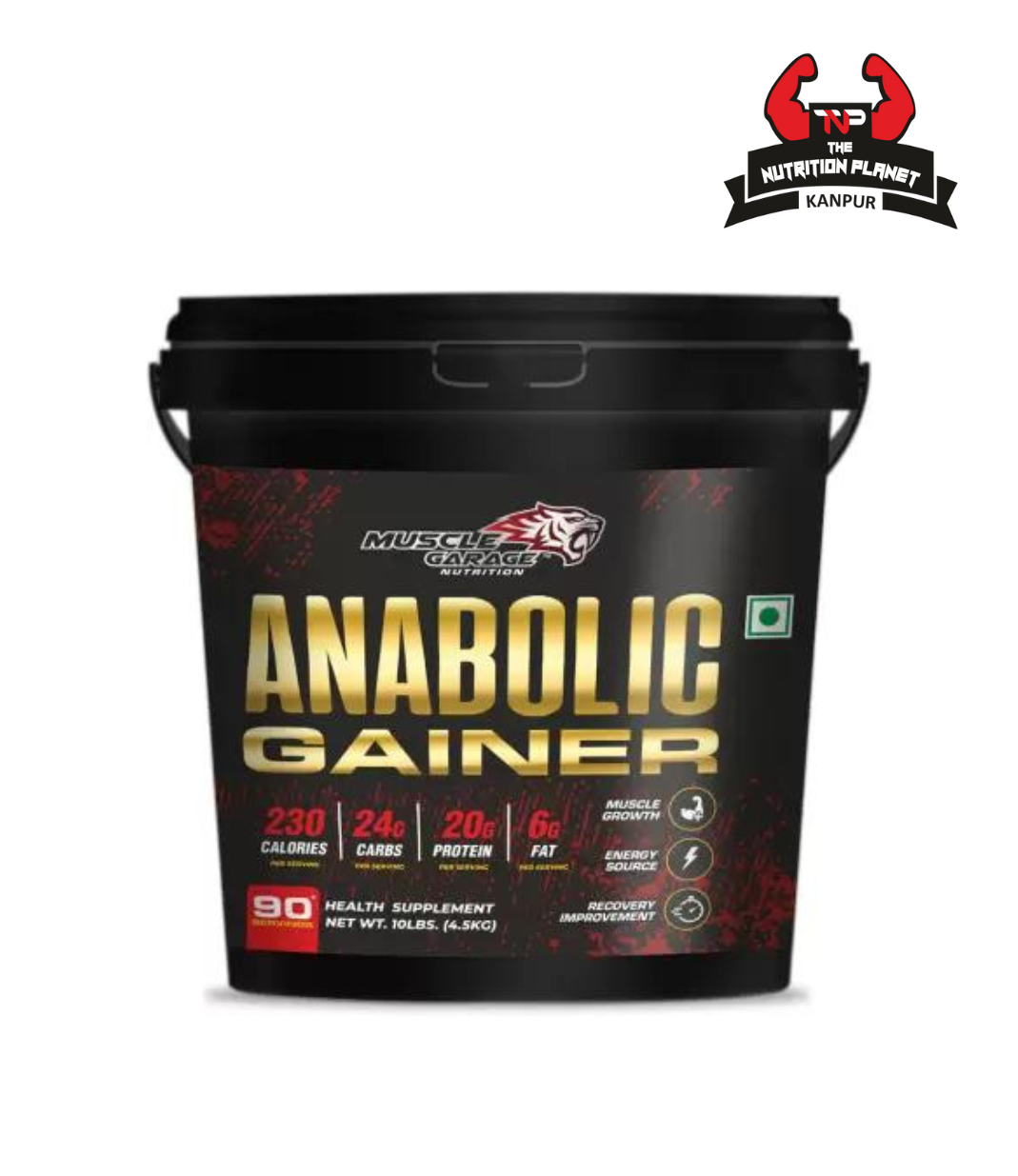 MUSCLE GARAGE ANABOLIC MASS BLACK 10 LBS / 4.5KG